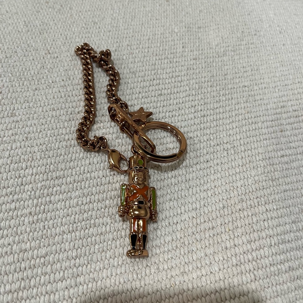 Celine Rose Gold Nutcracker Keychain - image 2